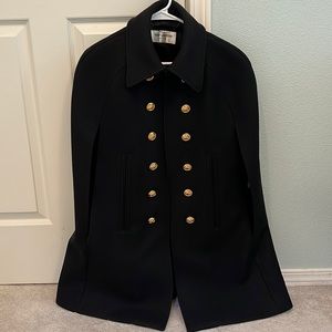 Saint Laurent Texudo Cape in wool felt men size 48